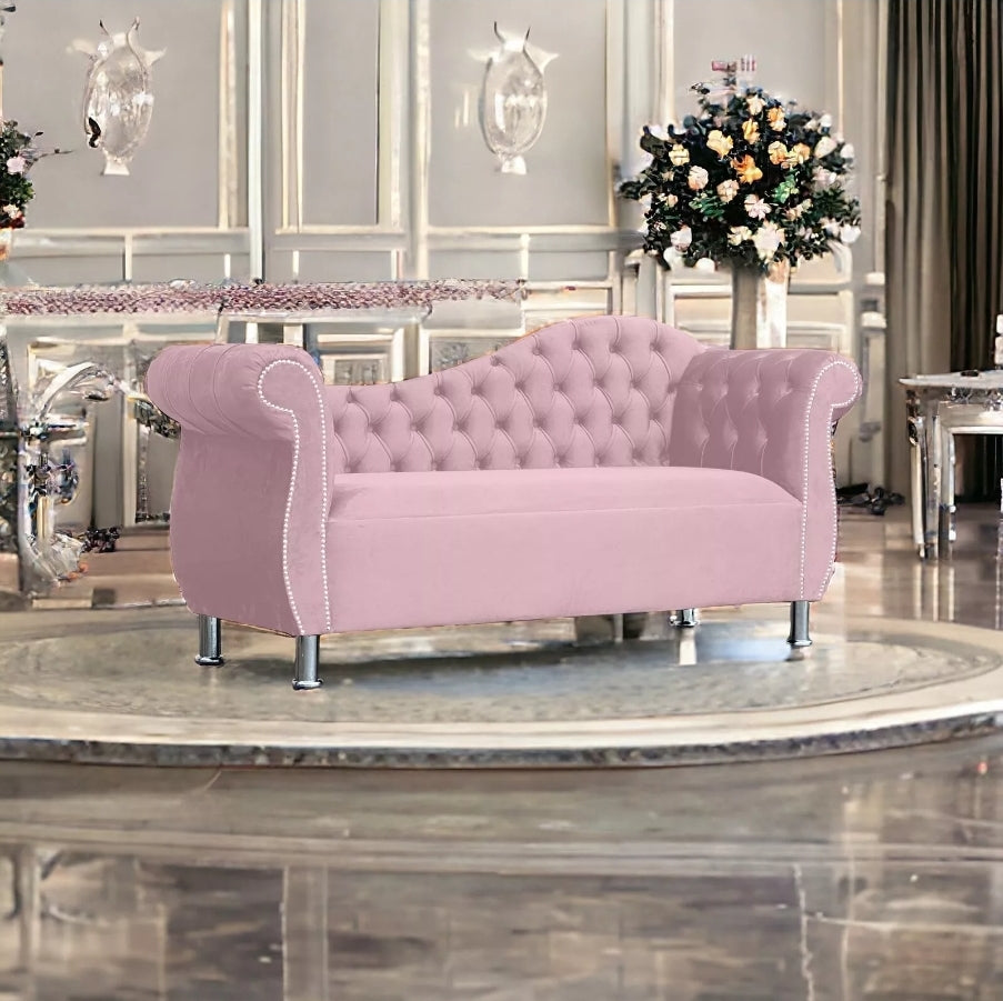 2 seater Chesterfield Artois Double Arm Chaise Lounge Sofa Vintage Soft Velvet