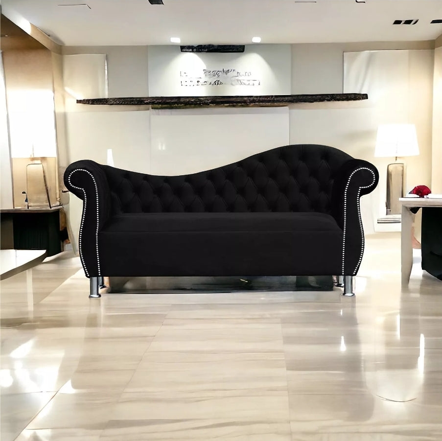 2 seater Chesterfield Artois Double Arm Chaise Lounge Sofa Vintage Soft Velvet