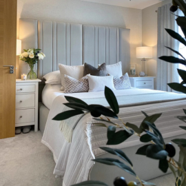 Corinthia Wide Headboard Bed