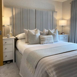 Corinthia Wide Headboard Bed