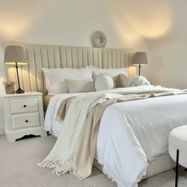 Fitzroy Wide Headboard Bed